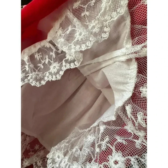 Coming Things Kid's Girl Red Short Sleeve Crew Neck Pullover Dress Size 12 - Picture 9 of 9